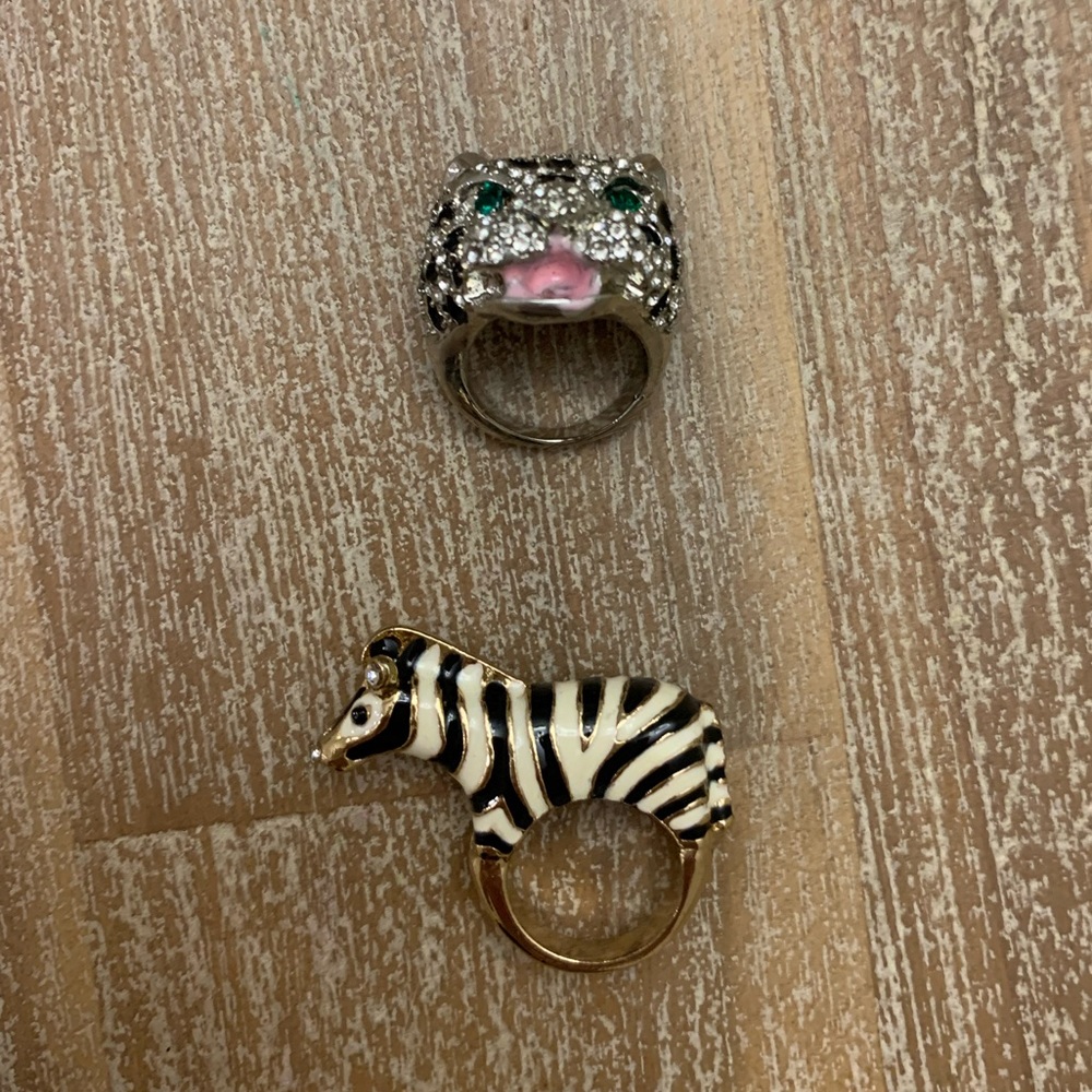 2 Animal Cocktail Rings
